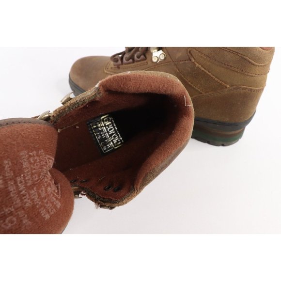 NOS Vintage 90s Mens 6.5 Steel Toe Leather Ankle Chukkas Chukka Boots Brown main image 9